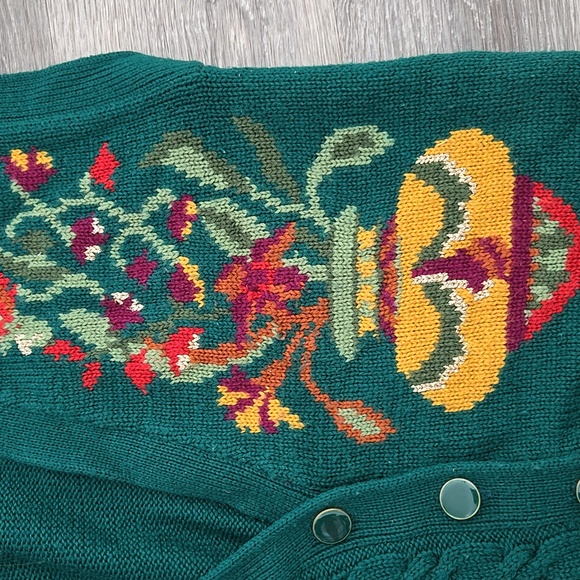 Vintage Grandmacore Wool Blend Sweater Vest Size MP - Picture 2 of 4